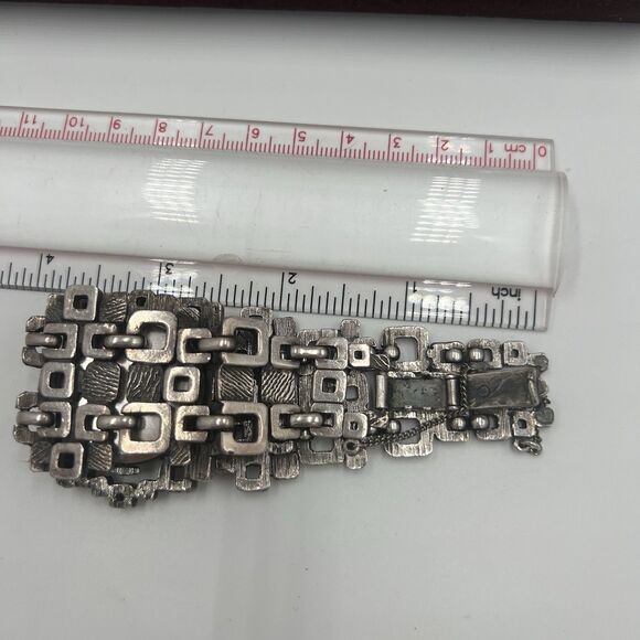 COROCRAFT Watch 17 jewels Crack But Works! Wind Up Watch Vintage Geometric - Picture 8 of 8